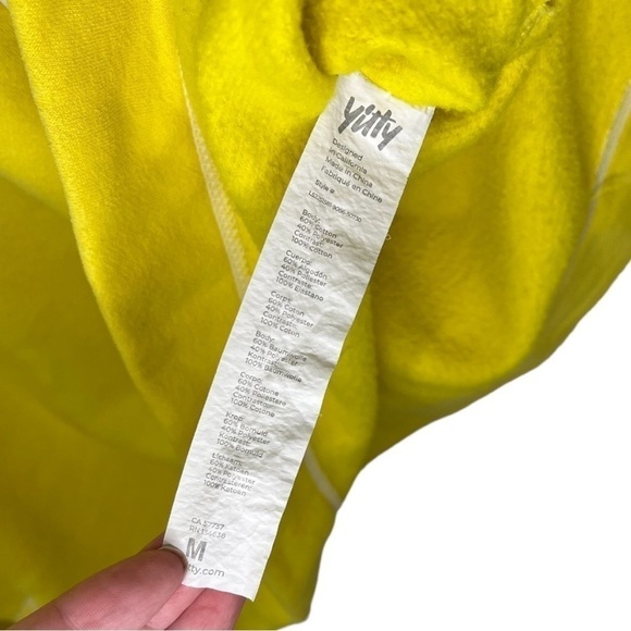 Yitty Major Label EP Hoodie Sweatshirt By Lizzo Fabletics Yellow Medium - Picture 5 of 6